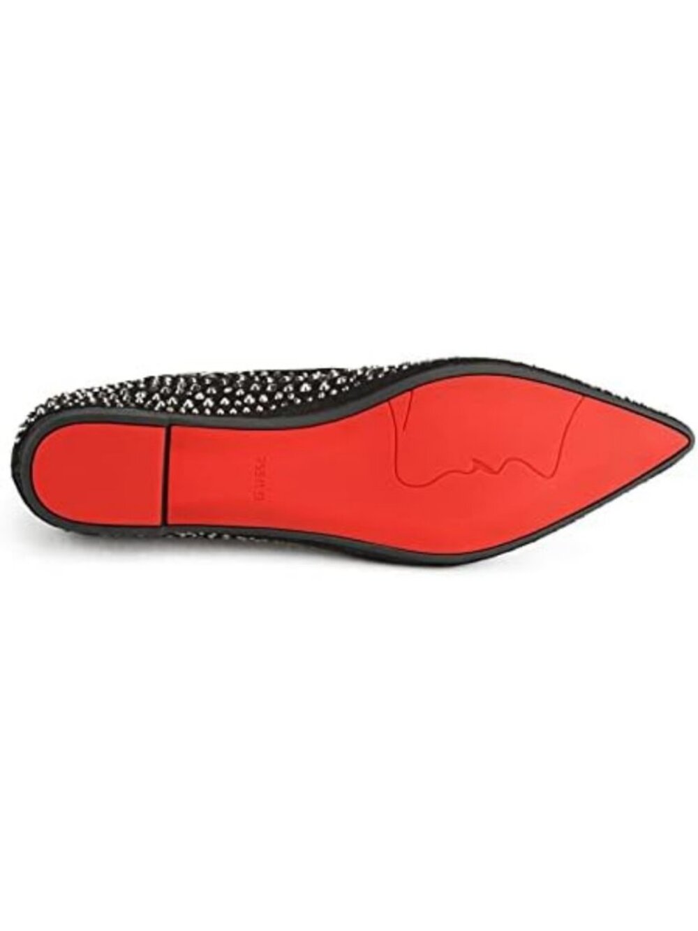 Rhinestone Pointed Ballet Flats for Women | Comfortable Soft Memory Foam Insole - Picture 4 of 5
